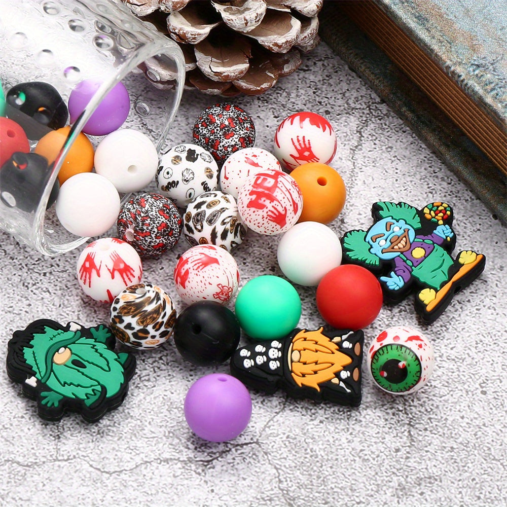 Halloween Silicone Beads Set