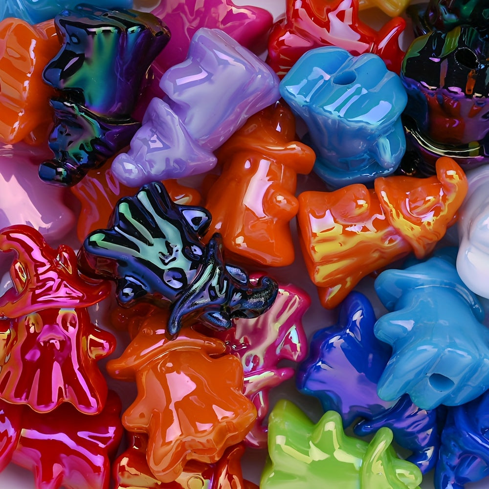 Halloween AB Ghost Acrylic Beads