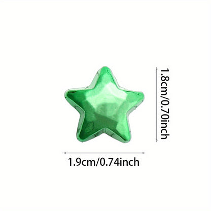 18x19mm Christmas Star Acrylic Beads