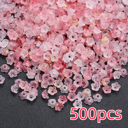 12mm Ivory White Heart Acrylic Beads