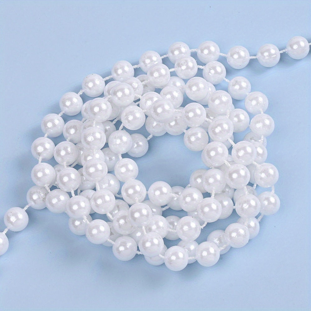 Ivory White Imitation Pearl Round Beads