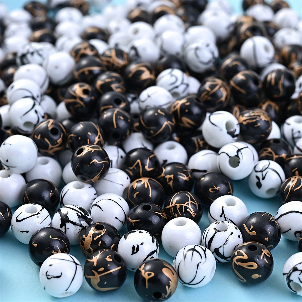 Colorful Acrylic Solid Wood Bucket Beads