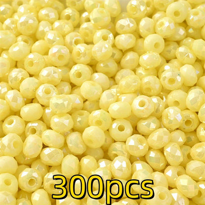 Gradient Shiny Mushroom Flatback Beads