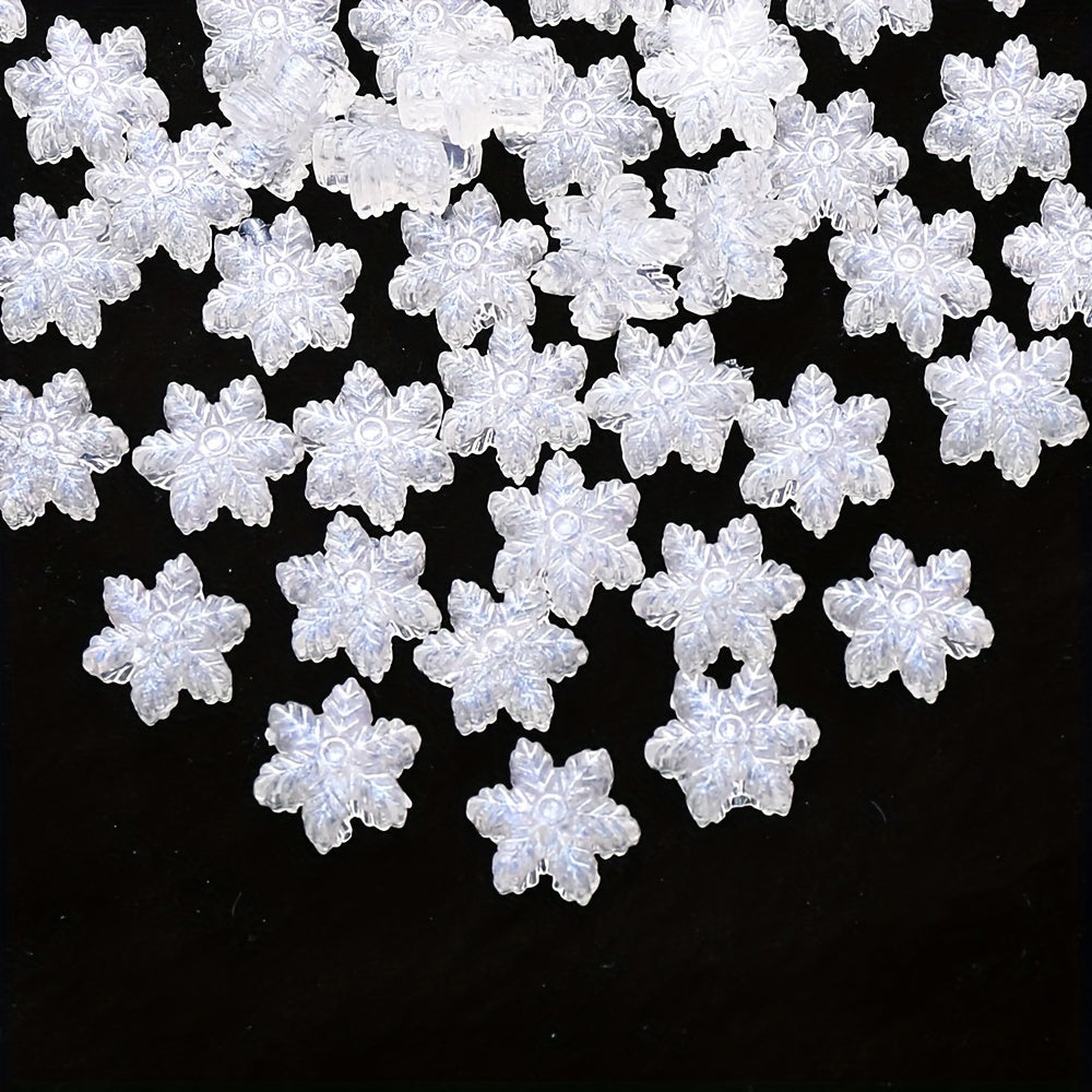 Colorful Five-Pointed Star Acrylic Spacer Beads
