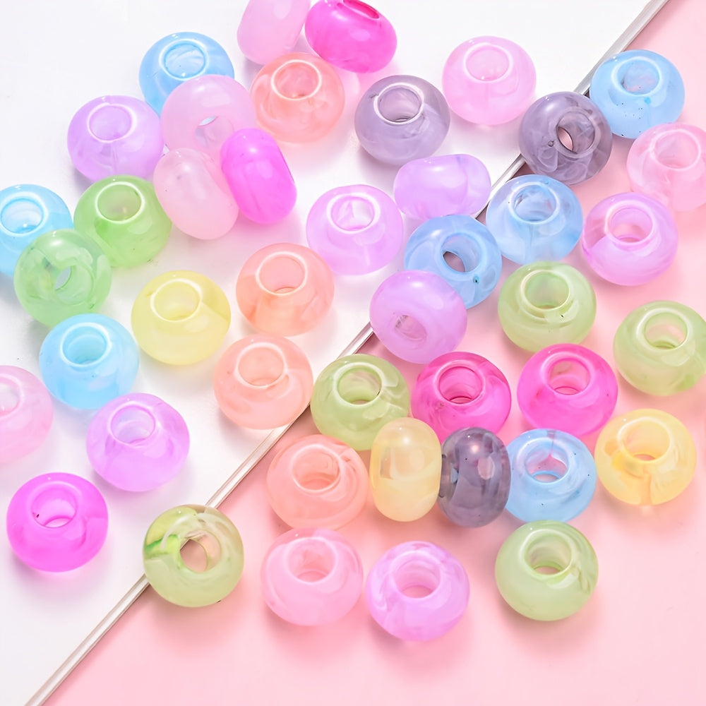 16mm Colorful Farmhouse Round Bubblegum Wooden Beads Set