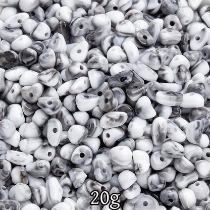 20g 4-9mm Two Tone Irregular Gradient Beads