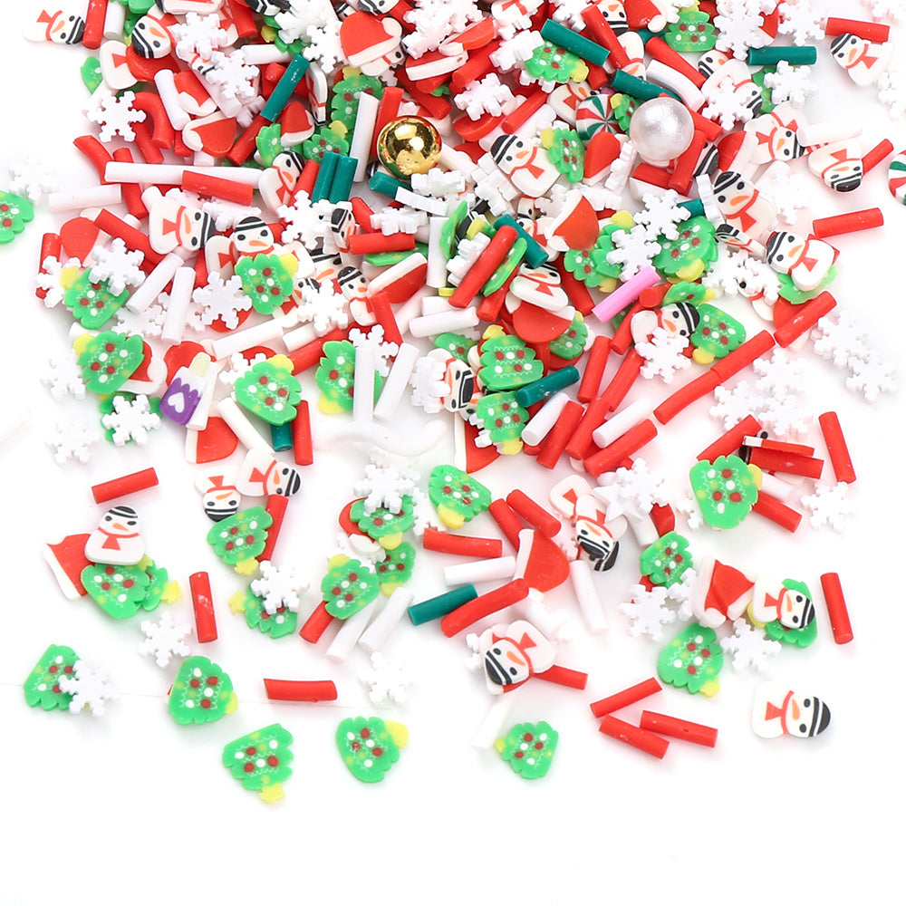 Christmas Soft Clay Beads