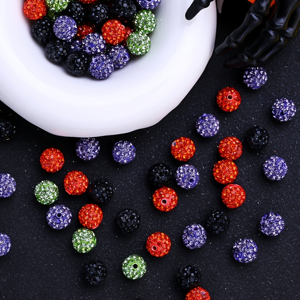 Halloween Disco Ball Acrylic Beads
