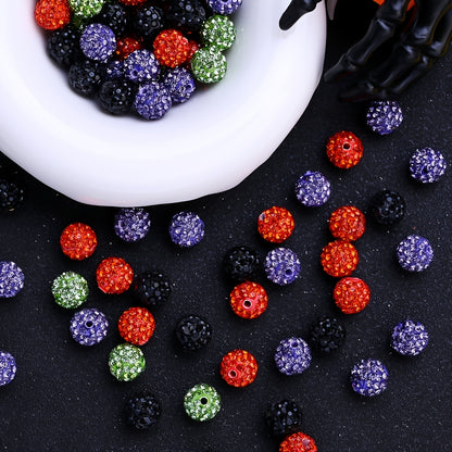 Halloween Disco Ball Acrylic Beads