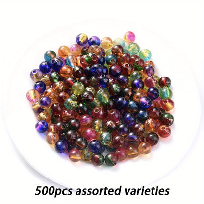 Blue Stone Round Spacer Beads