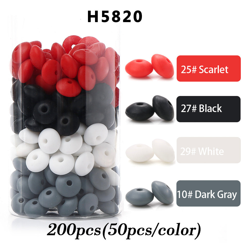 Colorful Acrylic Round Spacer Beads
