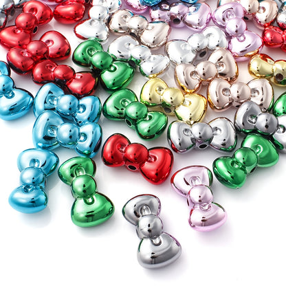 15x26mm Christmas Bowknot Spacer Beads
