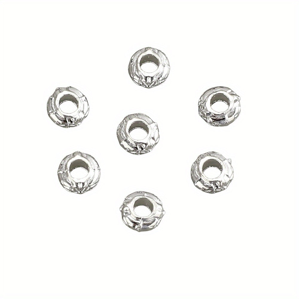 3×6mm Zinc Alloy Flower Spacer Beads