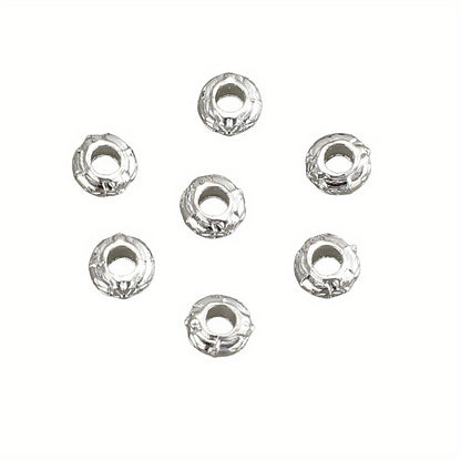 3×6mm Zinc Alloy Flower Spacer Beads