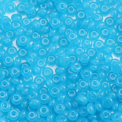 200pcs 3x6mm Colorful Glass Seed Abacus Beads