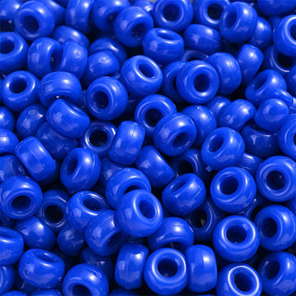 100pcs 7mm Solid Color Acrylic Beads