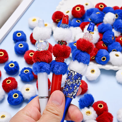 20pcs/set 20mm Independence Day Large Hole Beads