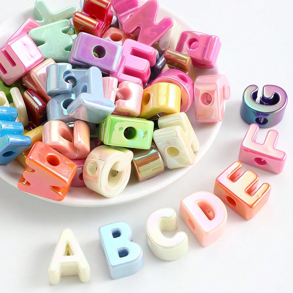 5/10/20/30pcs 16-23mm Acrylic Alphabet Beads