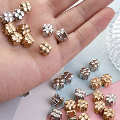 Transparent Glittering Cat Shape Frame Beads