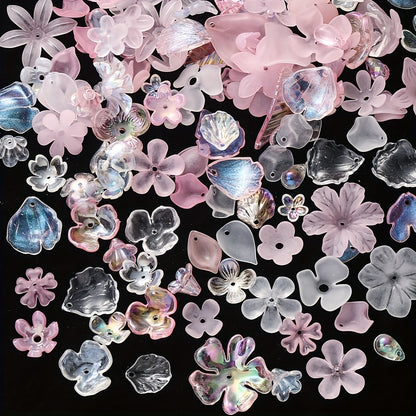 Multicolor Bowknot Resin Flatback Beads Box