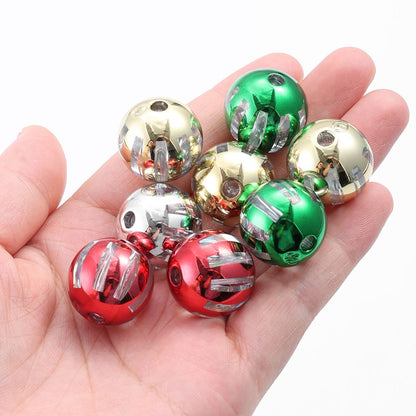 Colorful Imitation Pearl Acrylic Round Spacer Beads