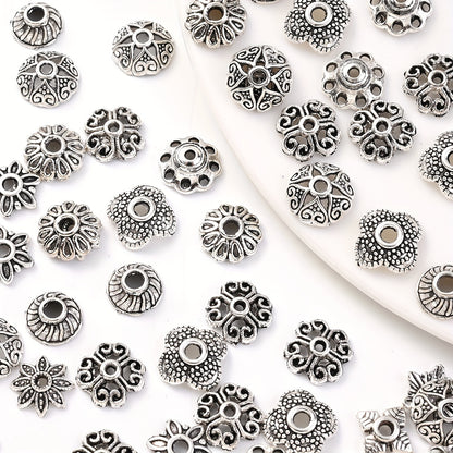 Mixed Flower Bead Caps