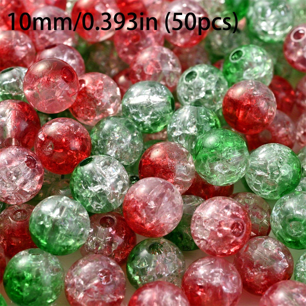 15-500pcs Christmas Acrylic Beads