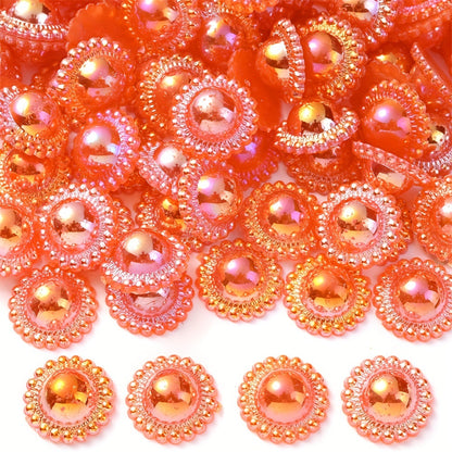 Mix Color Square Cube Acrylic Spacer Beads