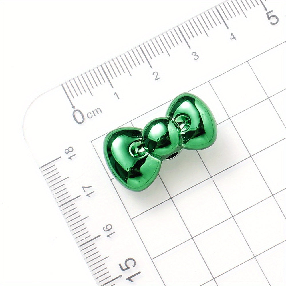 15x26mm Christmas Bow Acrylic Beads