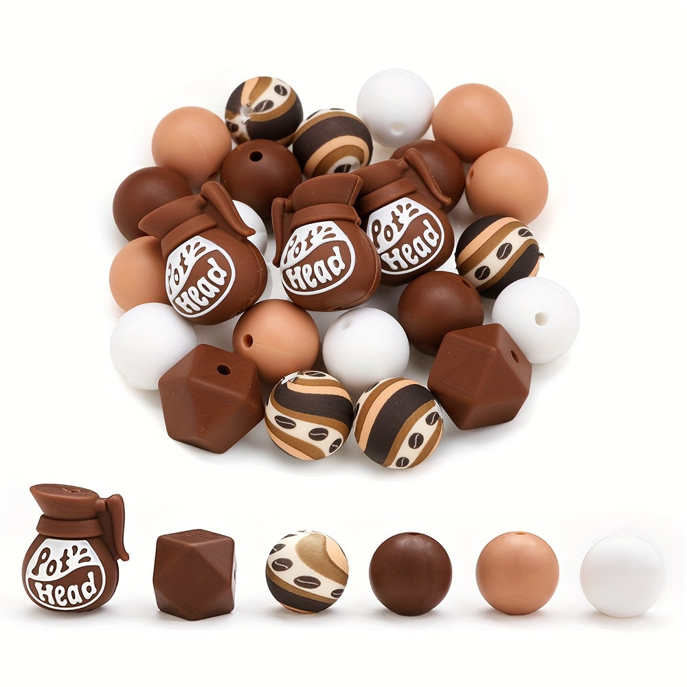 10/12/16mm Assorted Painted Round Wooden Loose Beads