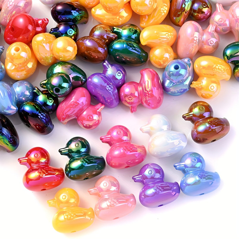Multicolor AB Color Square Cube Acrylic Rhinestone Beads