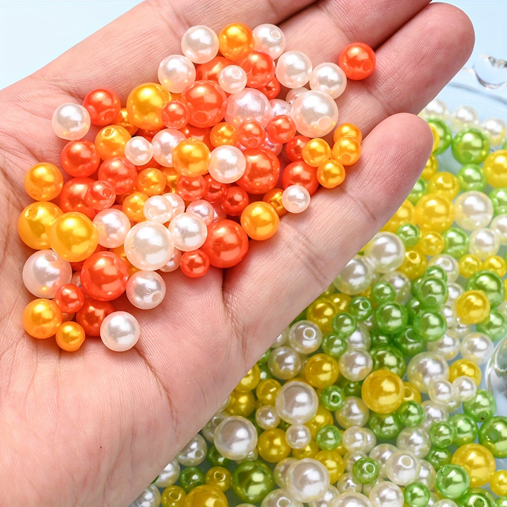 30g/bag 6/8/10mm Multicolor Imitation Pearl Acrylic Beads