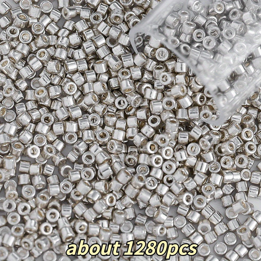 2mm Antique Color Glass Tube Beads