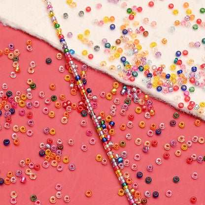 2500pcs/set 1.5mm Shiny Glass Seed Beads