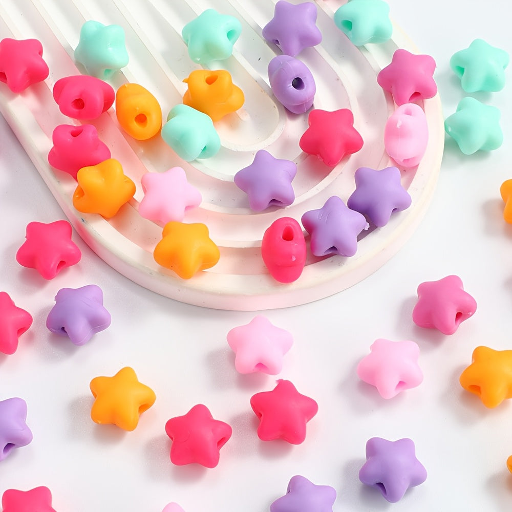 4 Colors Mix Flat Round Silicone Spacer Beads