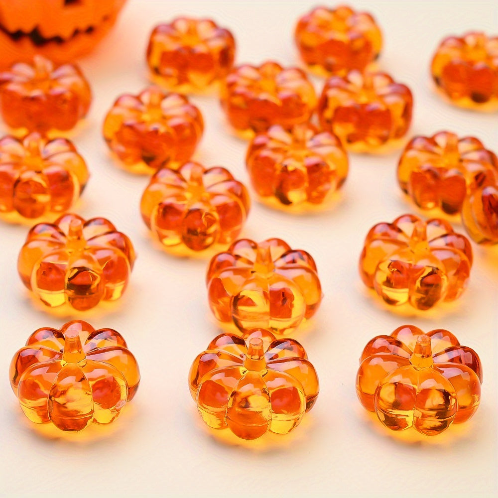 23×23mm Halloween Pumpkin Plastic Beads