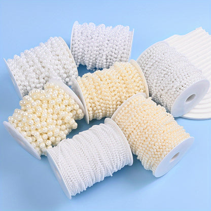 Pearl-Shaped Acrylic Spacer Beads
