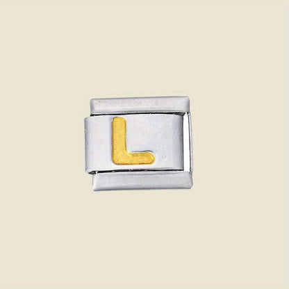 1pc 9x10mm A-Z Letter Link Module Bead