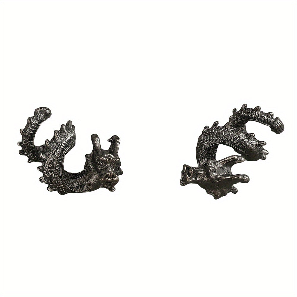 14x26mm Spiral Dragon Alloy Spacer Beads