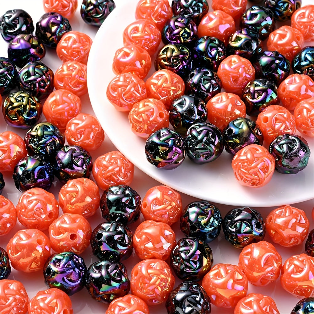 100pcs 15mm Halloween Mixed Color Acrylic Beads