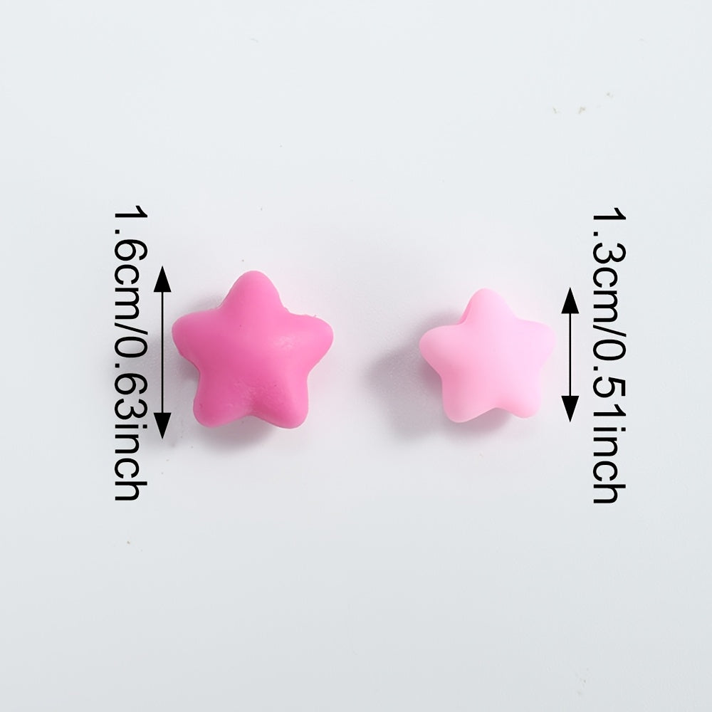 4 Colors Mix Flat Round Silicone Spacer Beads
