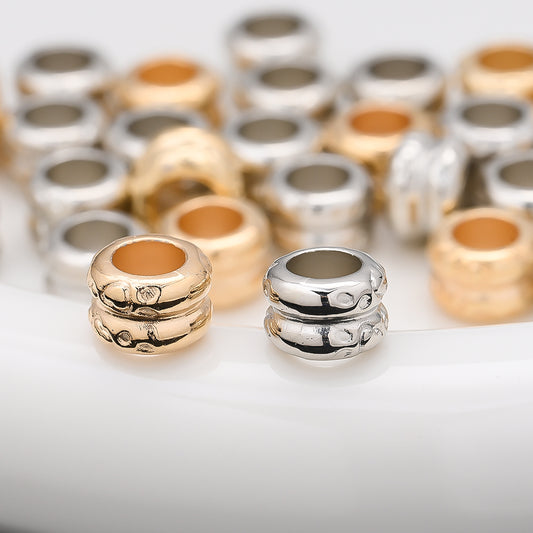 Double Layer Cylinder Spacer Beads