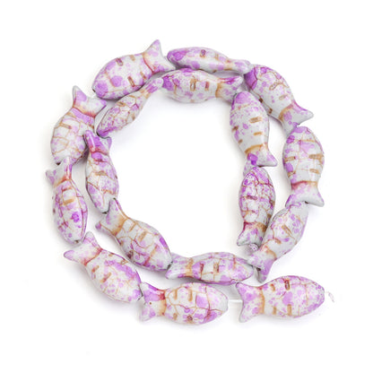 Vintage Colorful 6-Petal Flower Alloy Spacer Beads