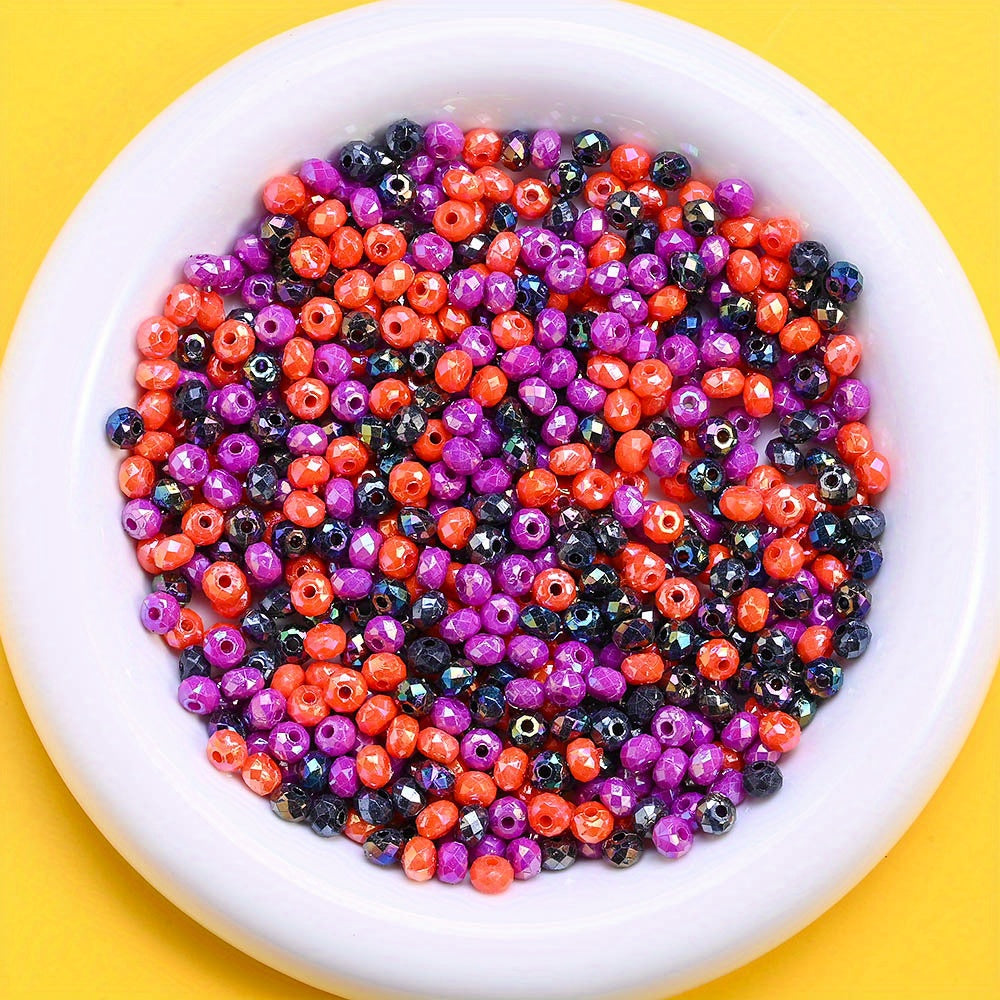 6mm Halloween Acrylic Wheel Spacer Beads