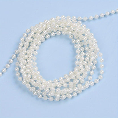 Ivory White Imitation Pearl Round Beads