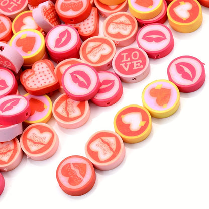Faceted Acrylic Wheel Spacer Beads