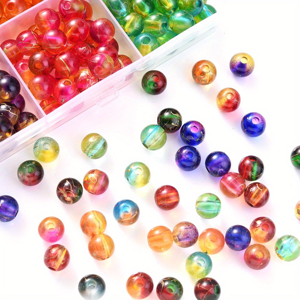 Blue Stone Round Spacer Beads