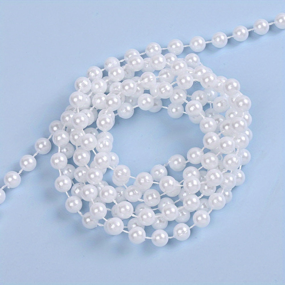 Ivory White Imitation Pearl Round Beads
