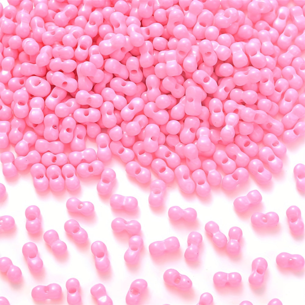 Mix Color Glitter Transparent Plastic Pony Beads