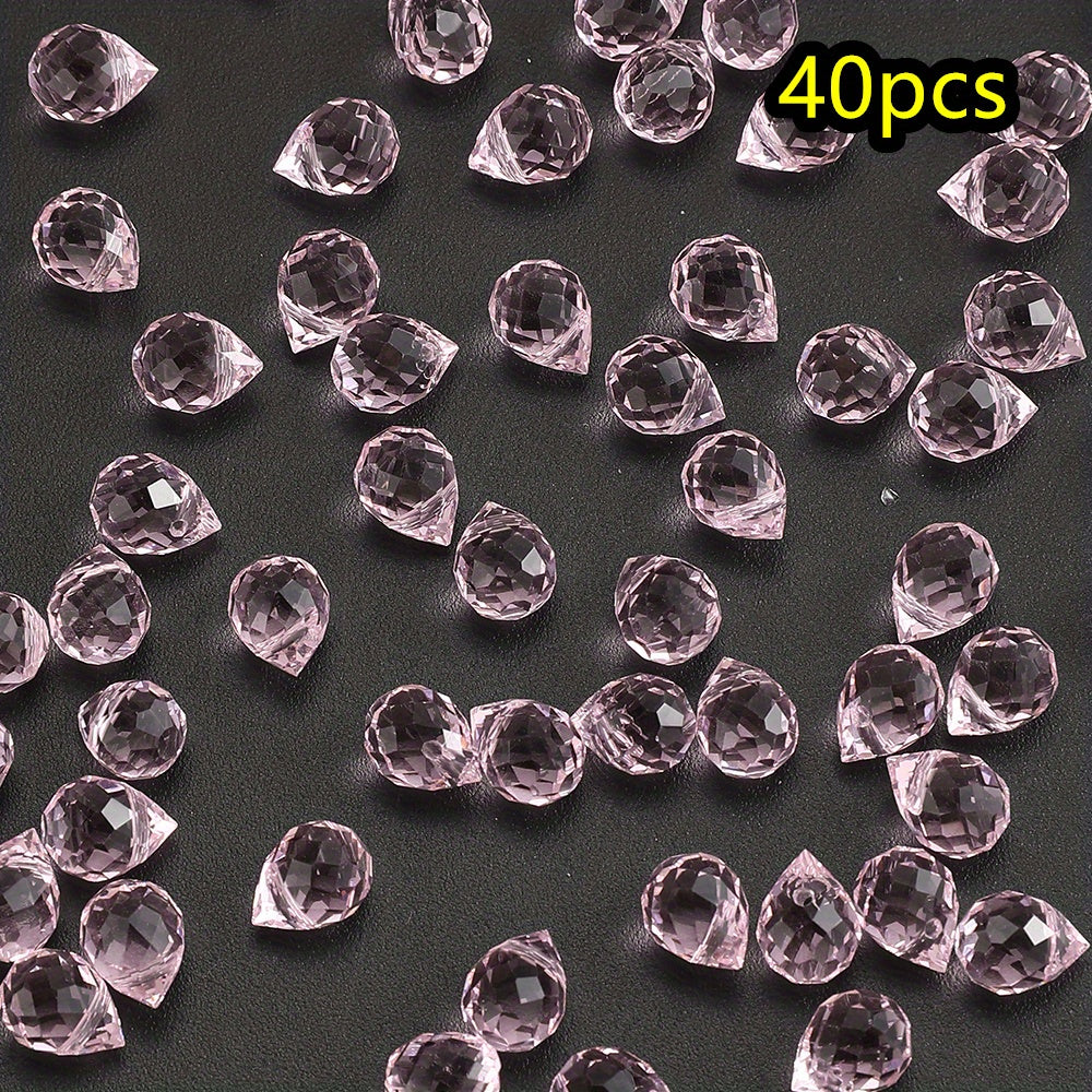 AB Color Faceted Strawberry Glass Beads